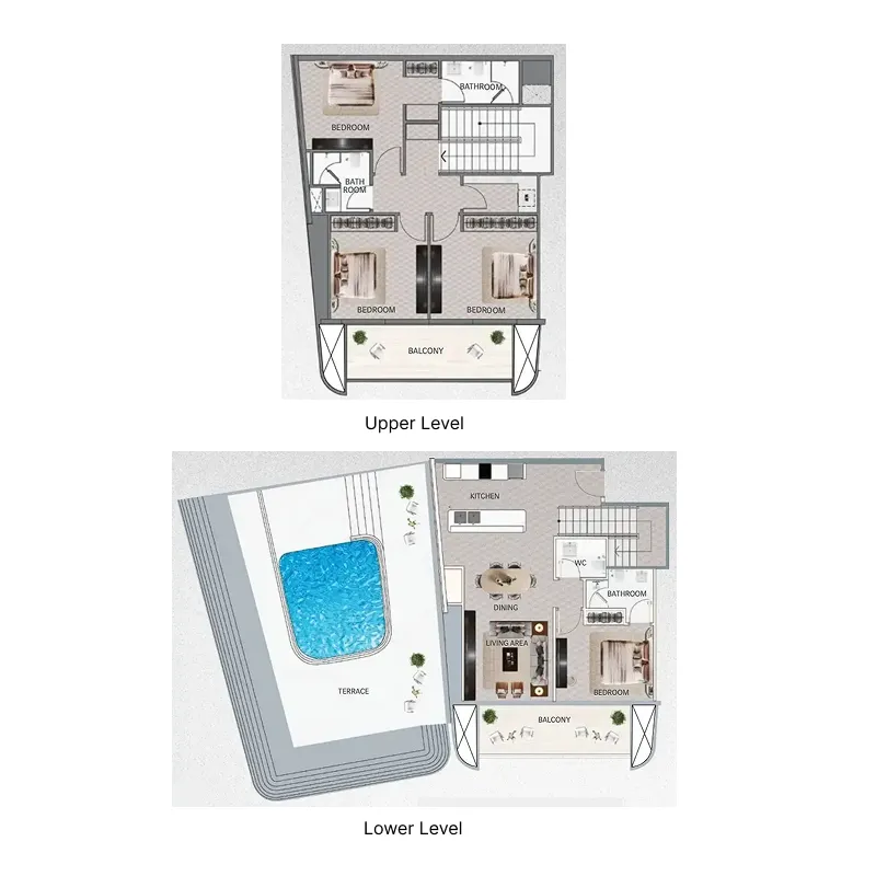 Binghatti Vision Iconic floor plan