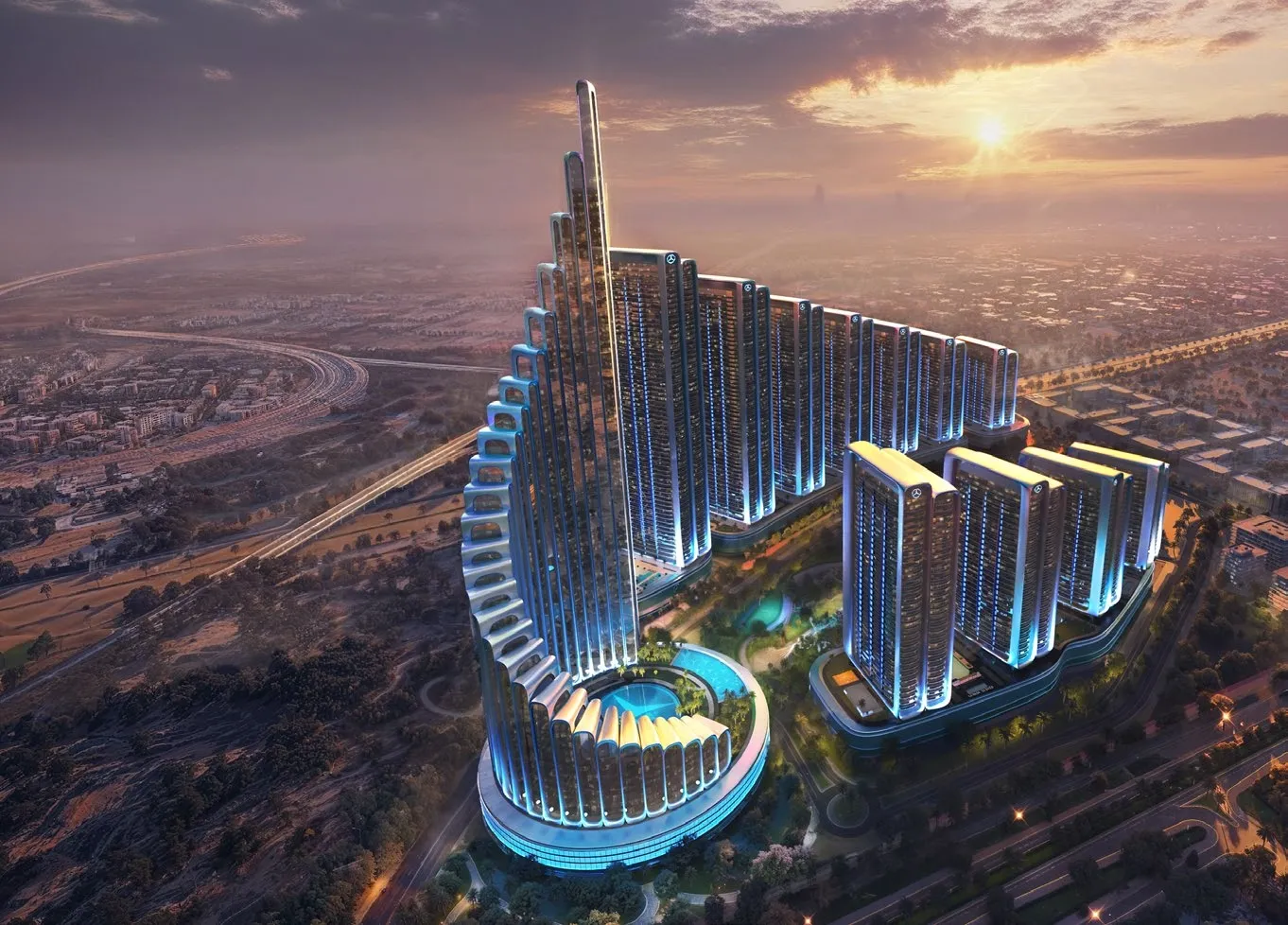 Exterior at Vision Iconic in Meydan (Nad Al Sheba 1) Dubai