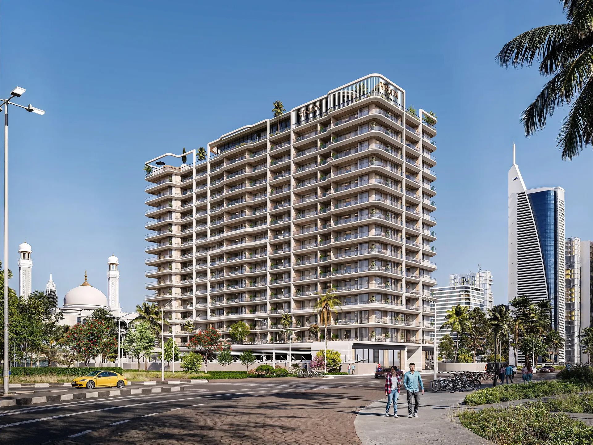 Exterior at Vista by Vision in Dubai