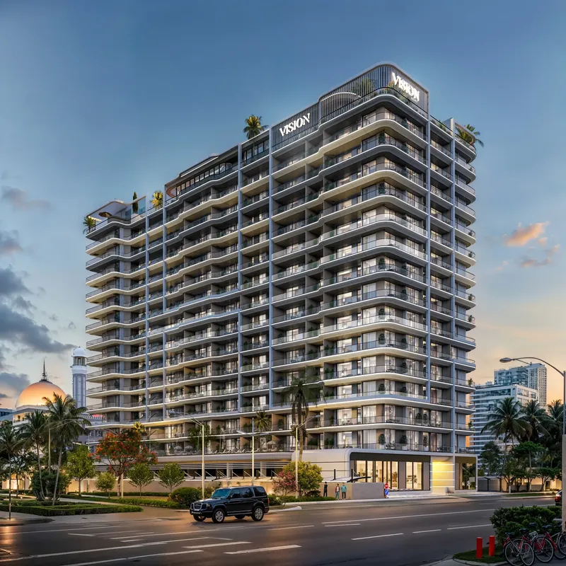 Exterior at Vista by Vision in Dubai