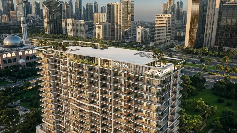 Exterior at Vista by Vision in Dubai