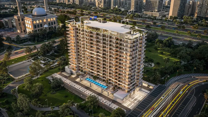 Exterior at Vista by Vision in Dubai