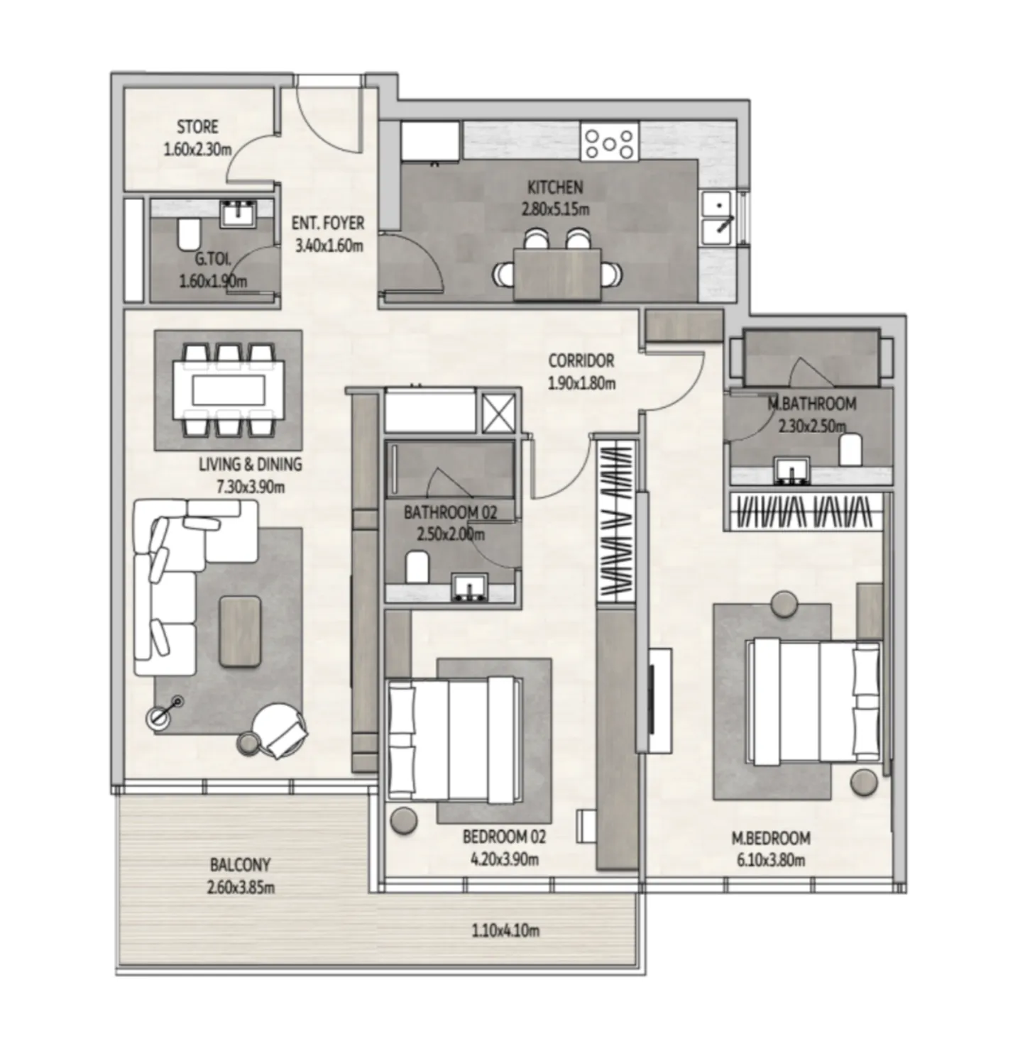 Esnad Management Vista Del Mar floor plan