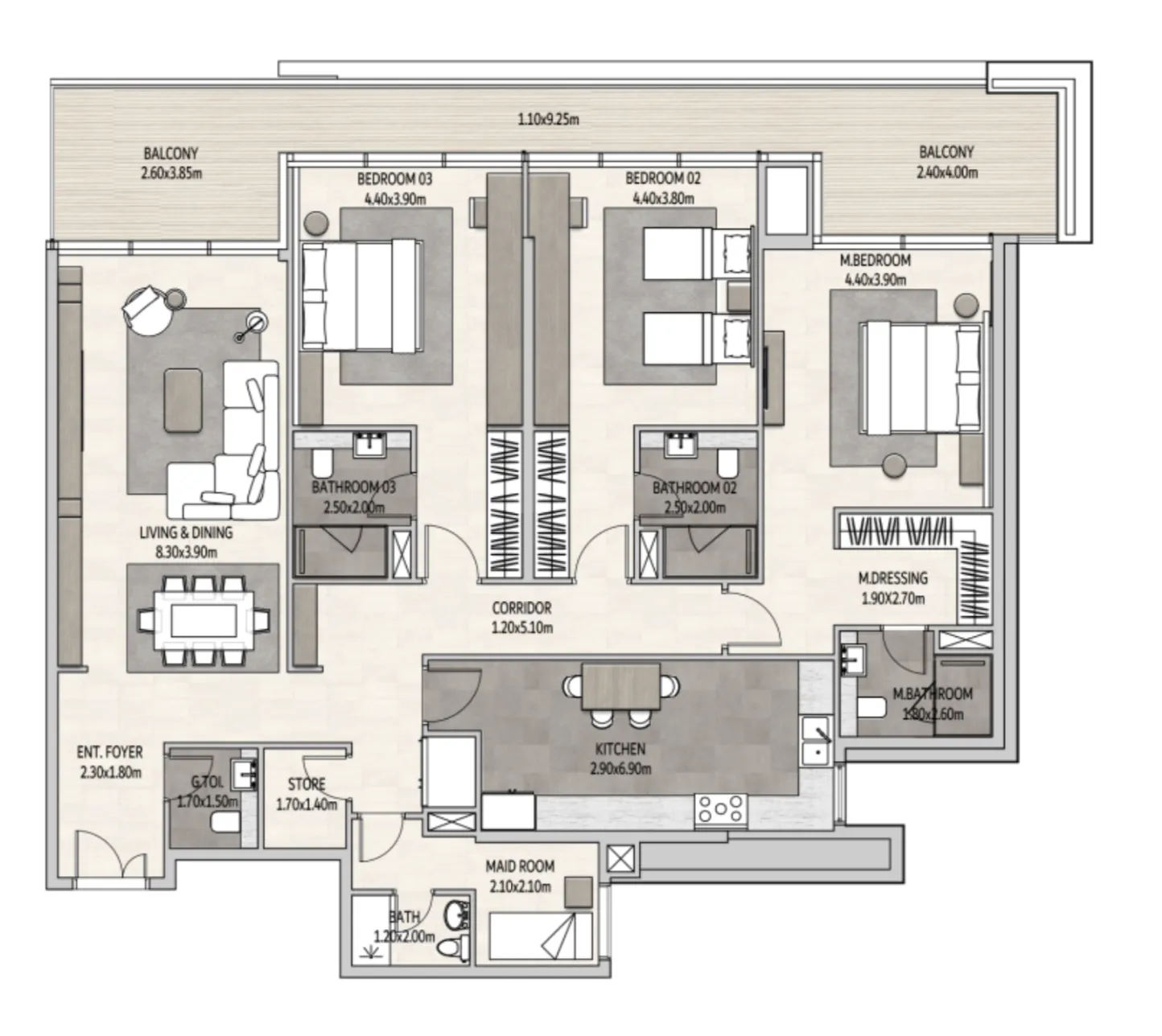 Esnad Management Vista Del Mar floor plan