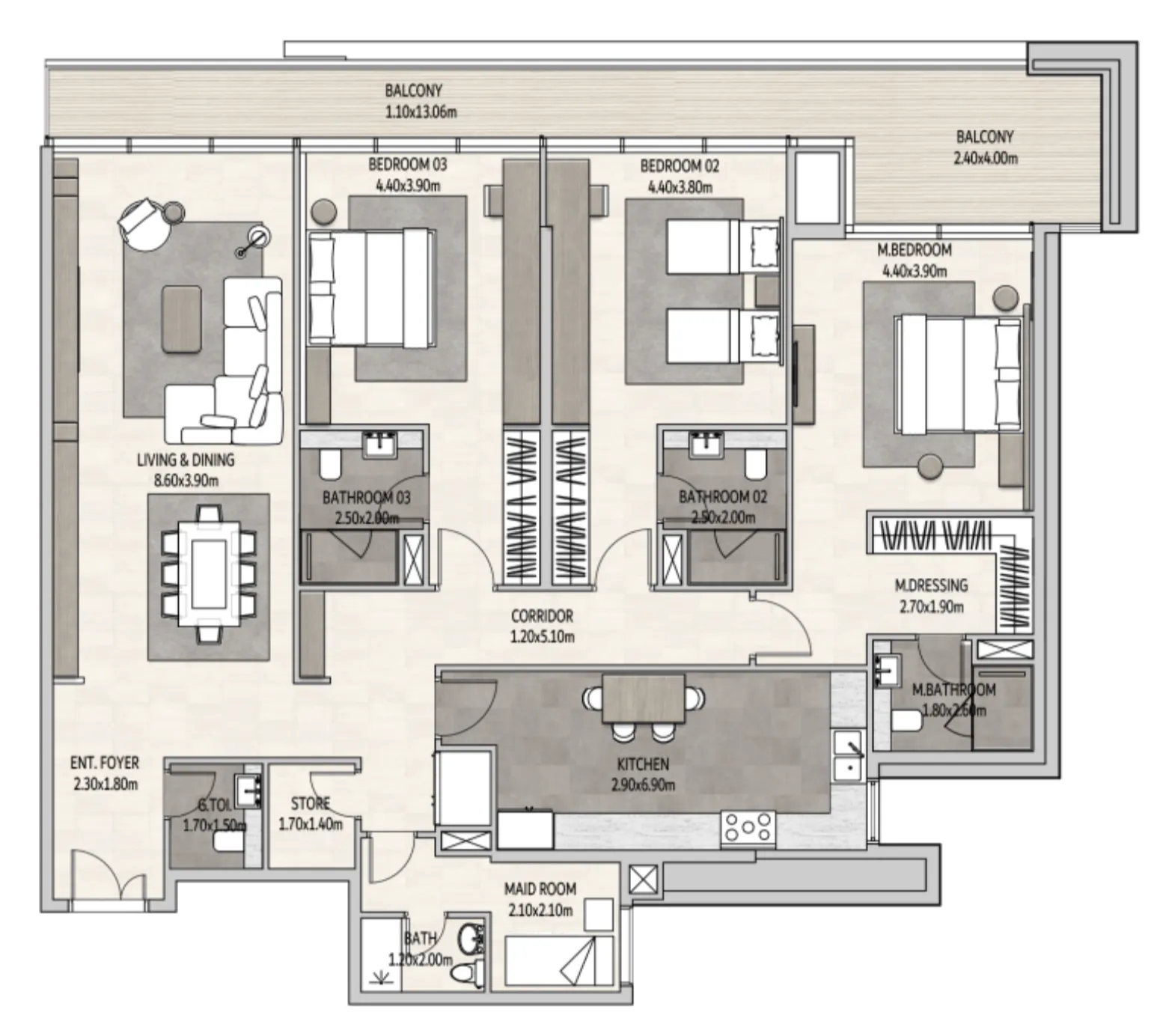 Esnad Management Vista Del Mar floor plan