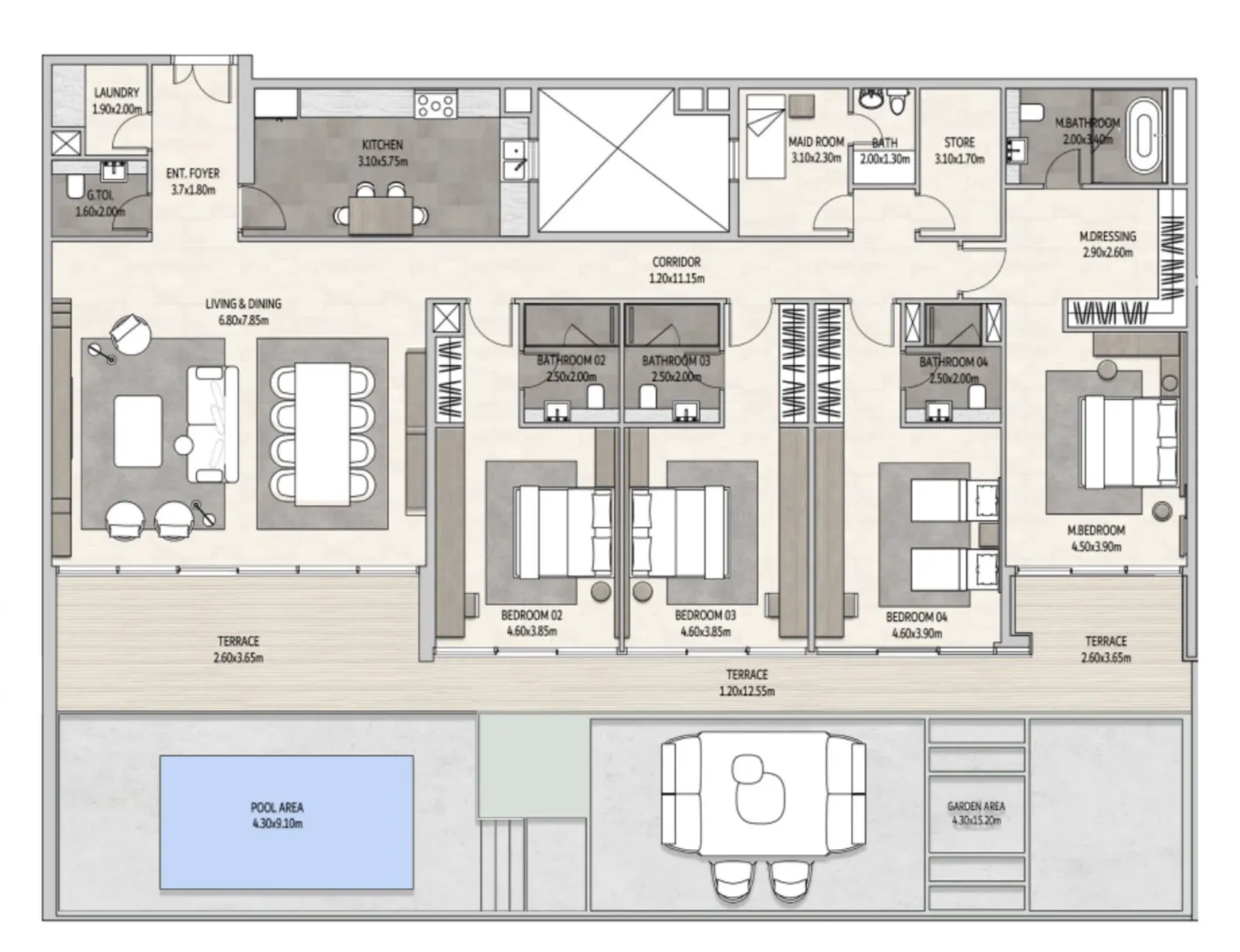 Esnad Management Vista Del Mar floor plan