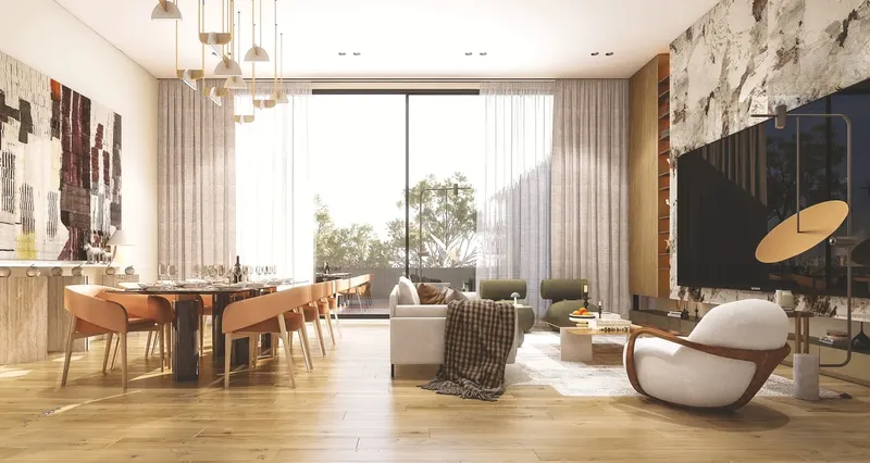 Interior at Vista Del Mar in Yas Island Abu Dhabi