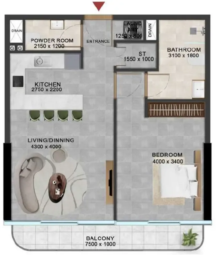 Meteora Developers Vivanti Residences by Meteora floor plan