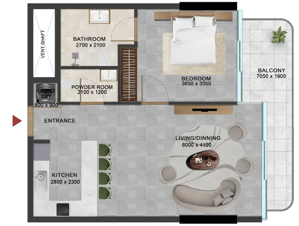 Meteora Developers Vivanti Residences by Meteora floor plan