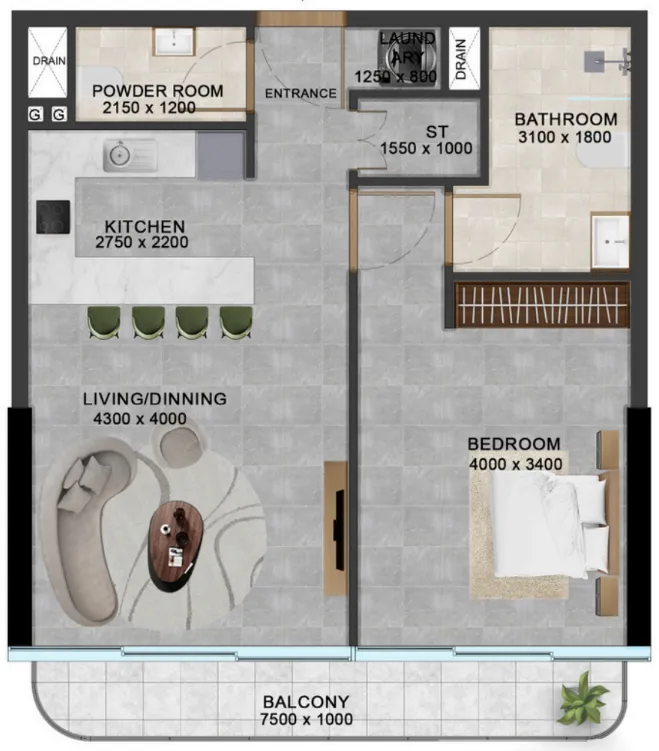 Meteora Developers Vivanti Residences by Meteora floor plan