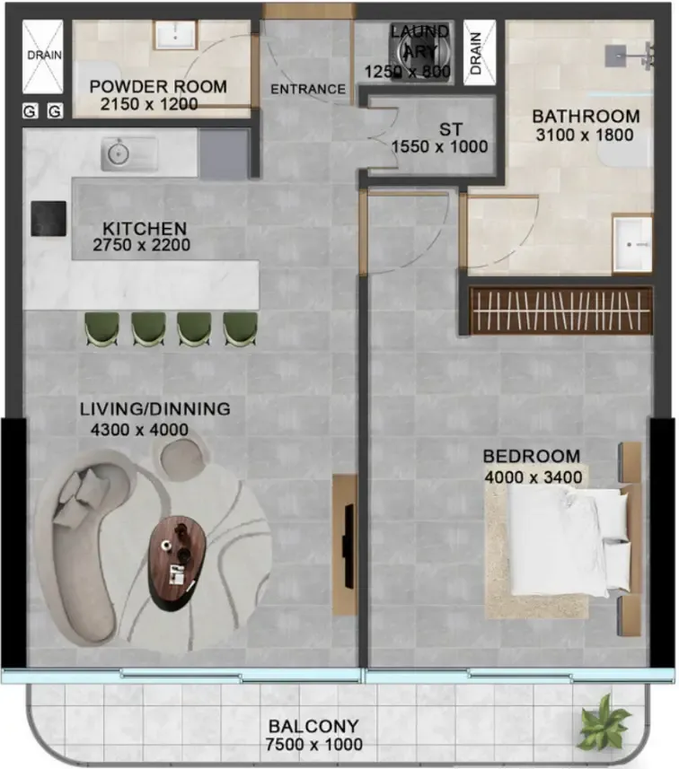 Meteora Developers Vivanti Residences by Meteora floor plan