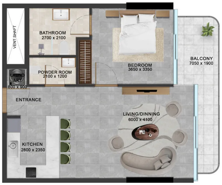 Meteora Developers Vivanti Residences by Meteora floor plan