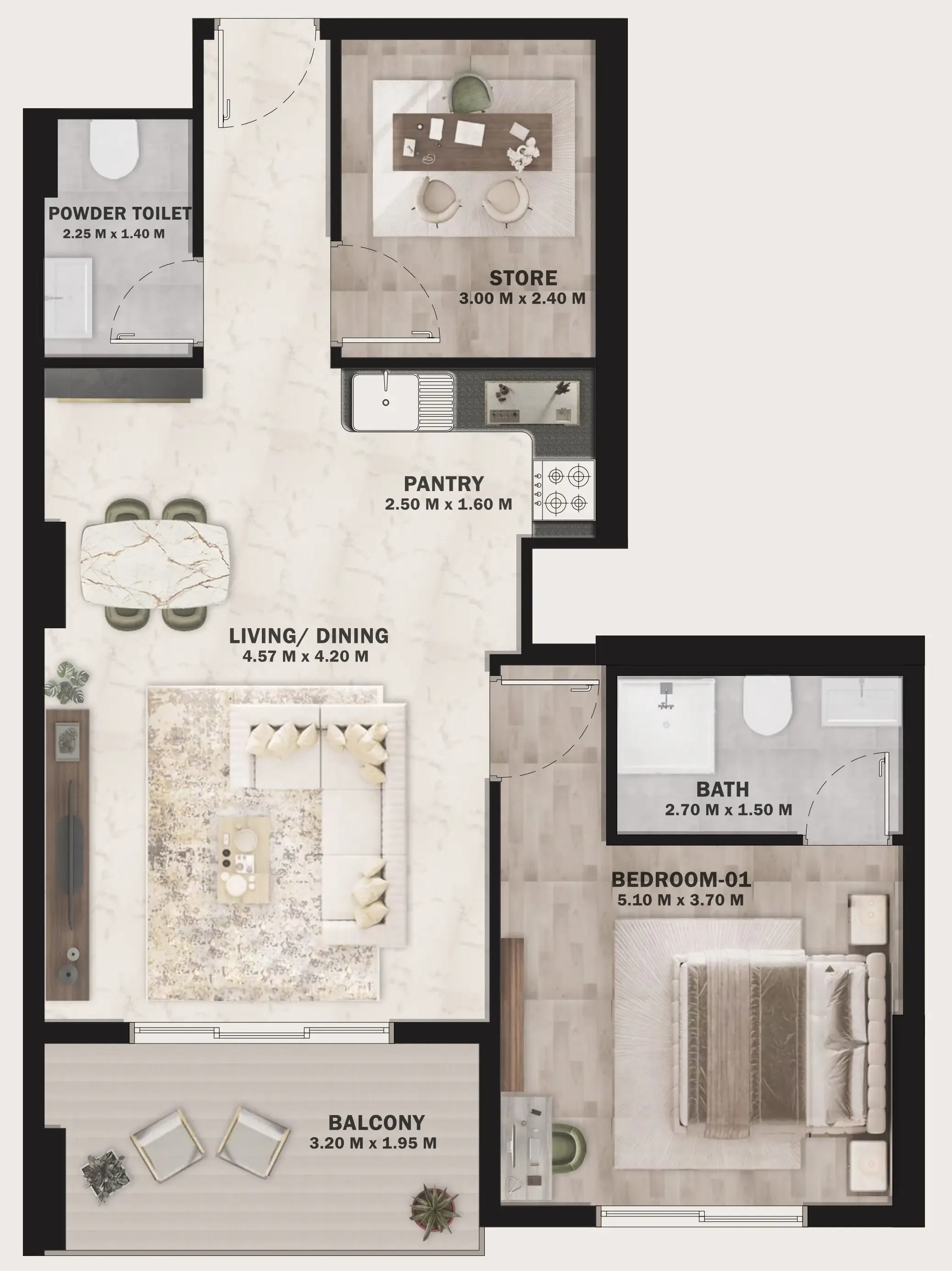 HVM Living VOI Residence floor plan