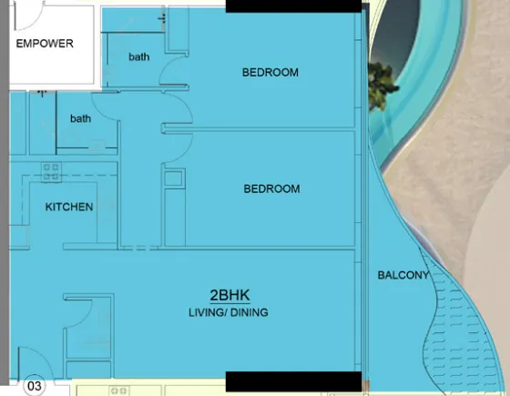 Tiger Group Volga Tower floor plan
