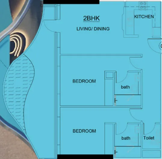 Tiger Group Volga Tower floor plan