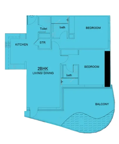 Tiger Group Volga Tower floor plan