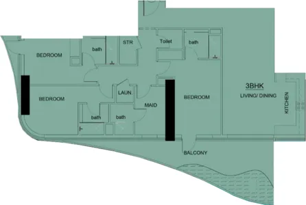 Tiger Group Volga Tower floor plan