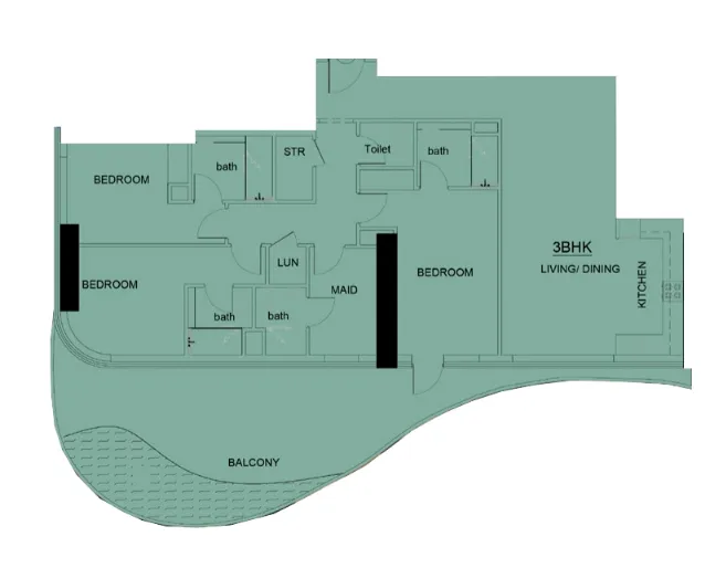 Tiger Group Volga Tower floor plan
