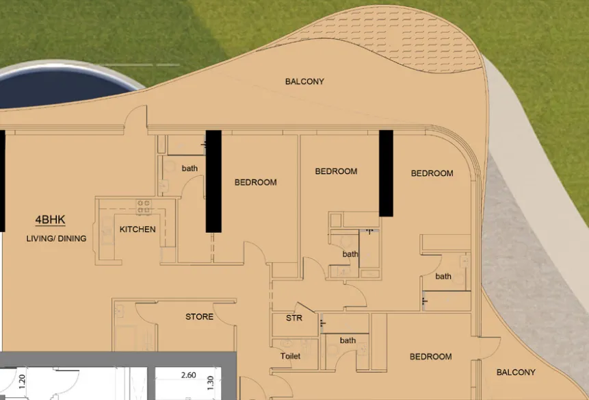 Tiger Group Volga Tower floor plan