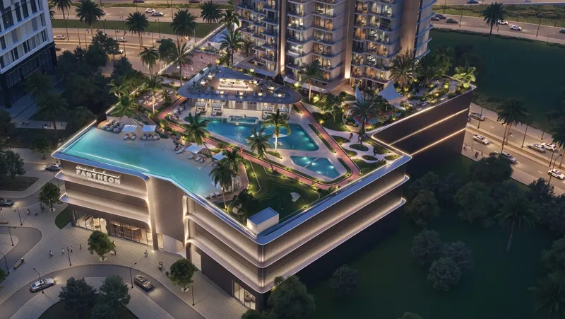 Exterior at Voxa Pantheon in JVT (Jumeirah Village Triangle) Dubai