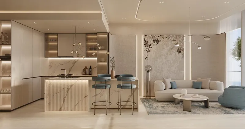 Interior at Vue Dorée in Dubai