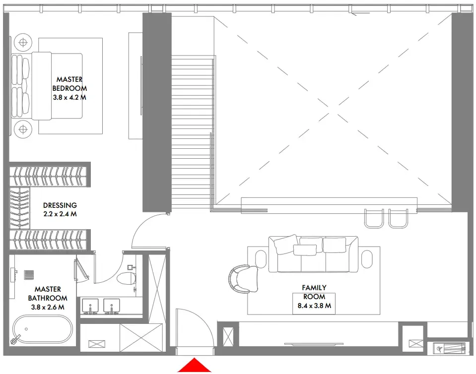 Arada W The Residences by Arada floor plan