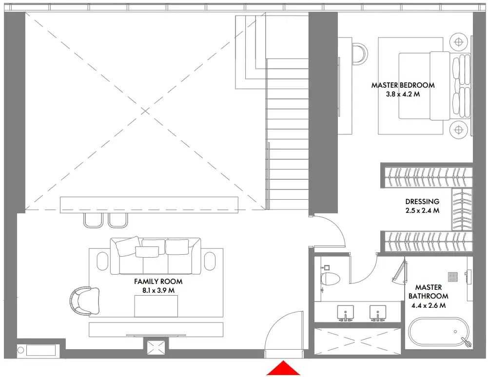 Arada W The Residences by Arada floor plan