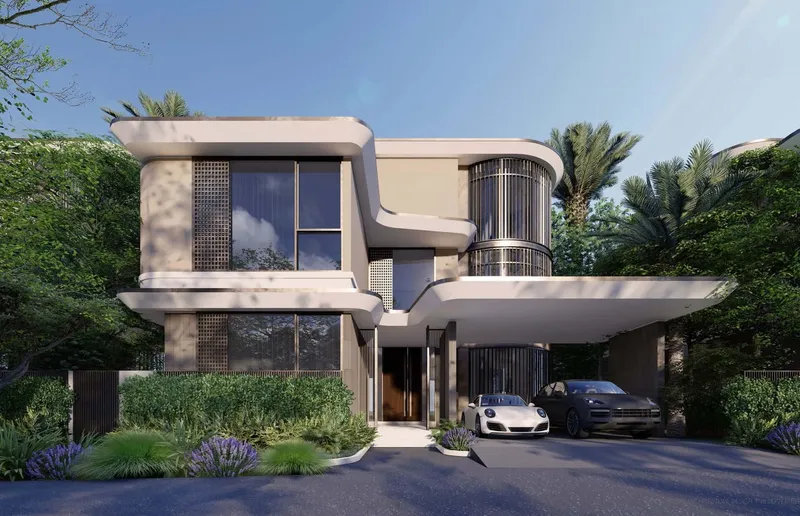 Exterior at Wadi Villas in MBR District 11 (Meydan South) Dubai