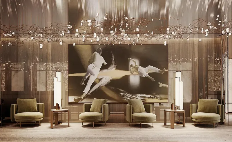 Interior at Waldorf Astoria Residences in Al Jazeera Al Hamra Ras Al Khaimah