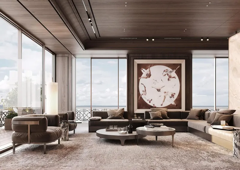 Interior at Waldorf Astoria Residences in Al Jazeera Al Hamra Ras Al Khaimah