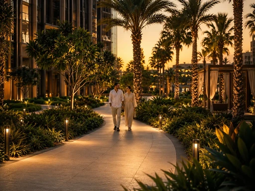 Walking Way amenity image at Binghatti Wraith
