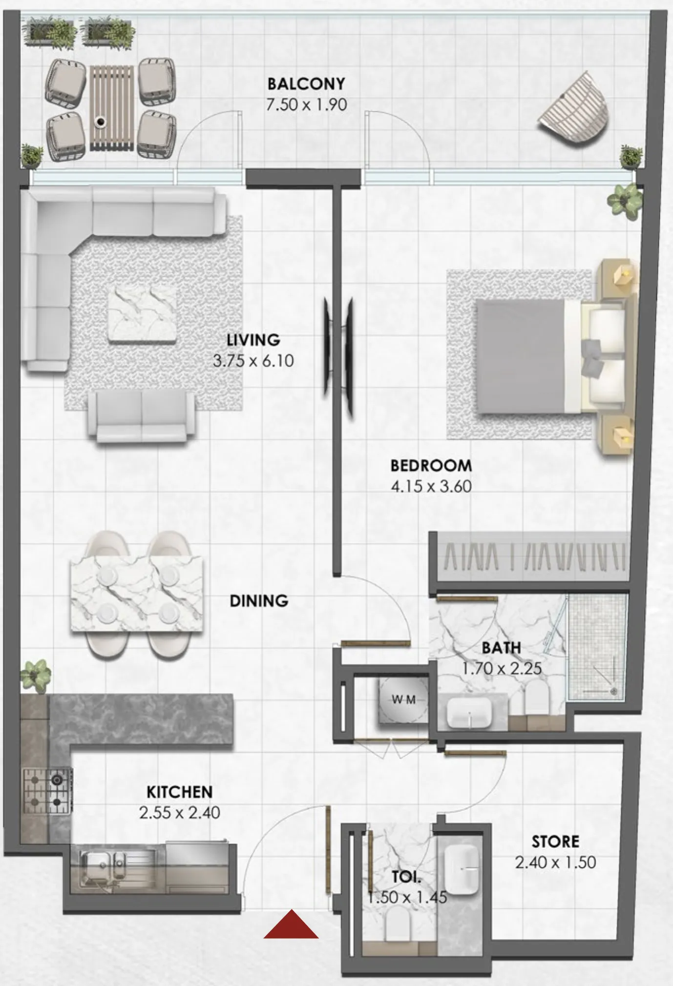 SIDO Development Waref Residences floor plan