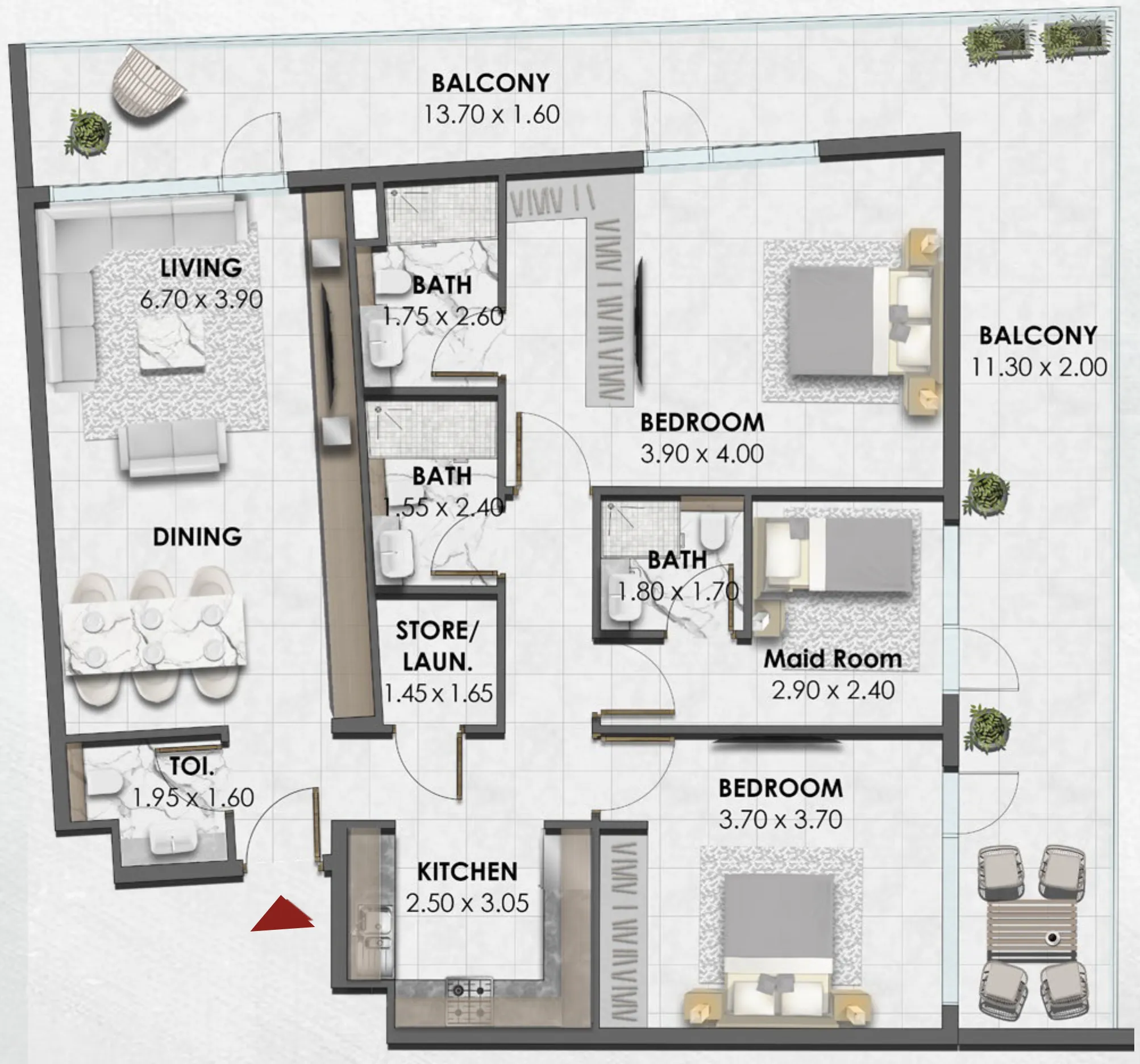 SIDO Development Waref Residences floor plan
