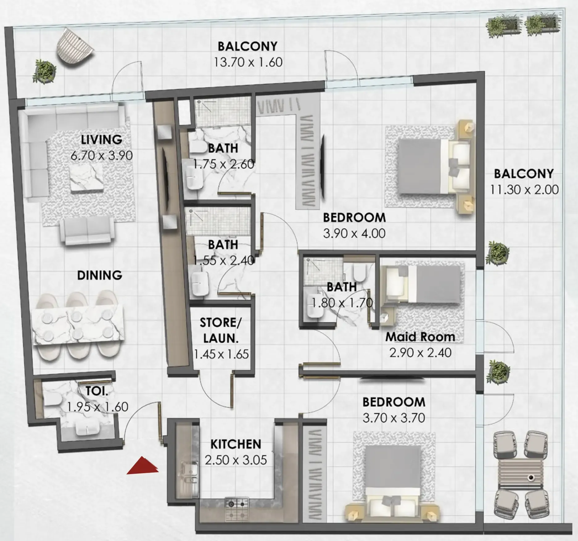 SIDO Development Waref Residences floor plan