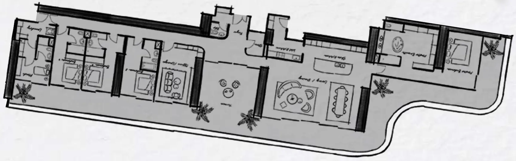 Al Ghurair Collection Wedyan – The Canal floor plan