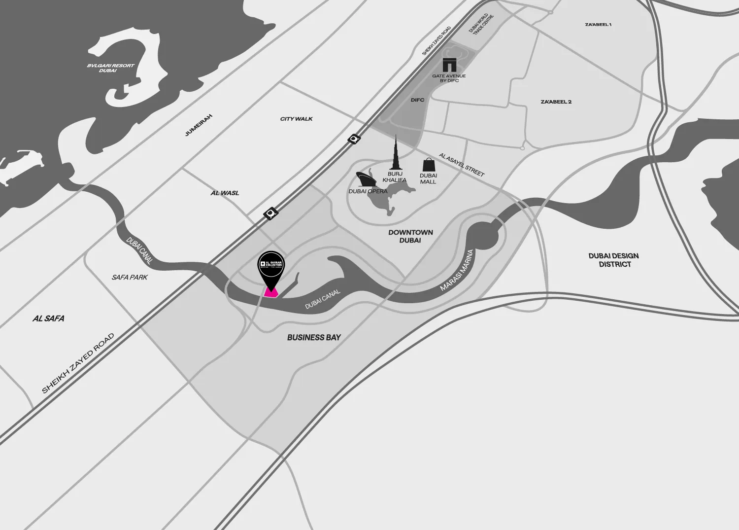 Al Ghurair Collection Wedyan – The Canal master plan