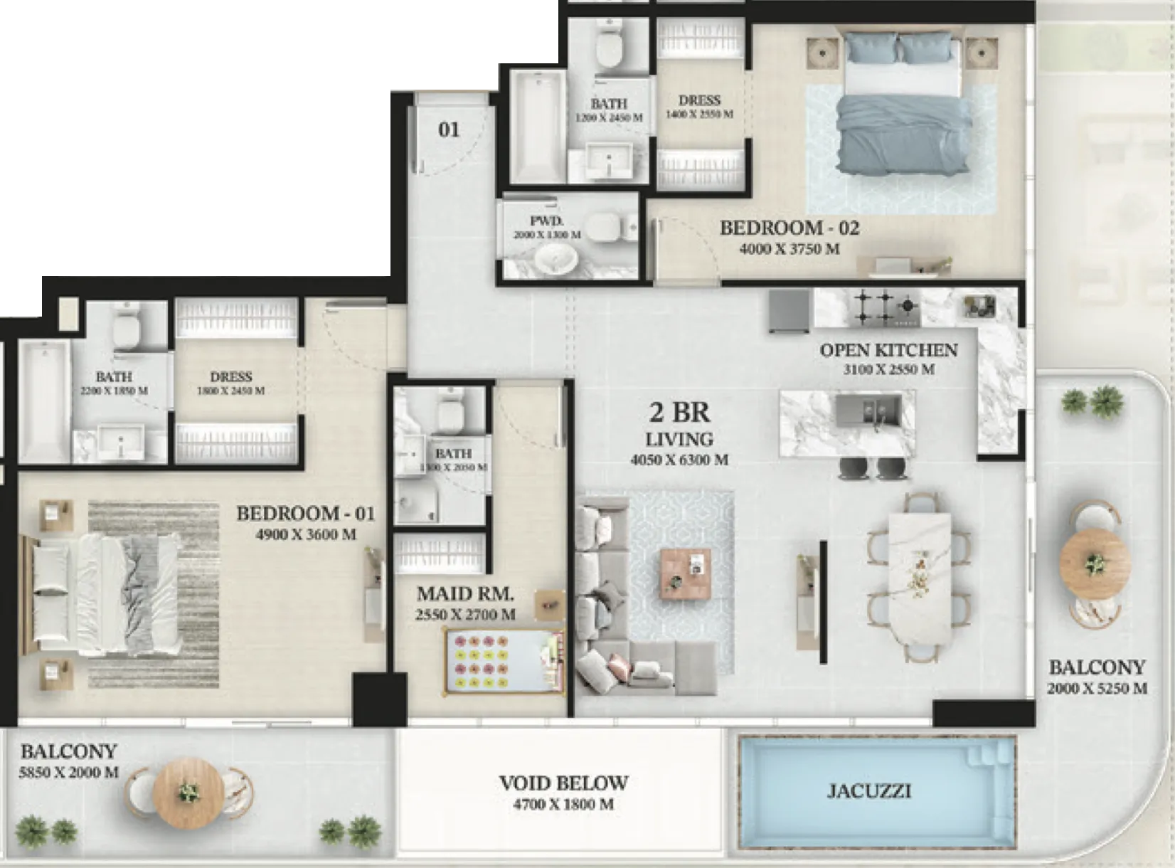 Wellington Developments Wellington Ocean floor plan