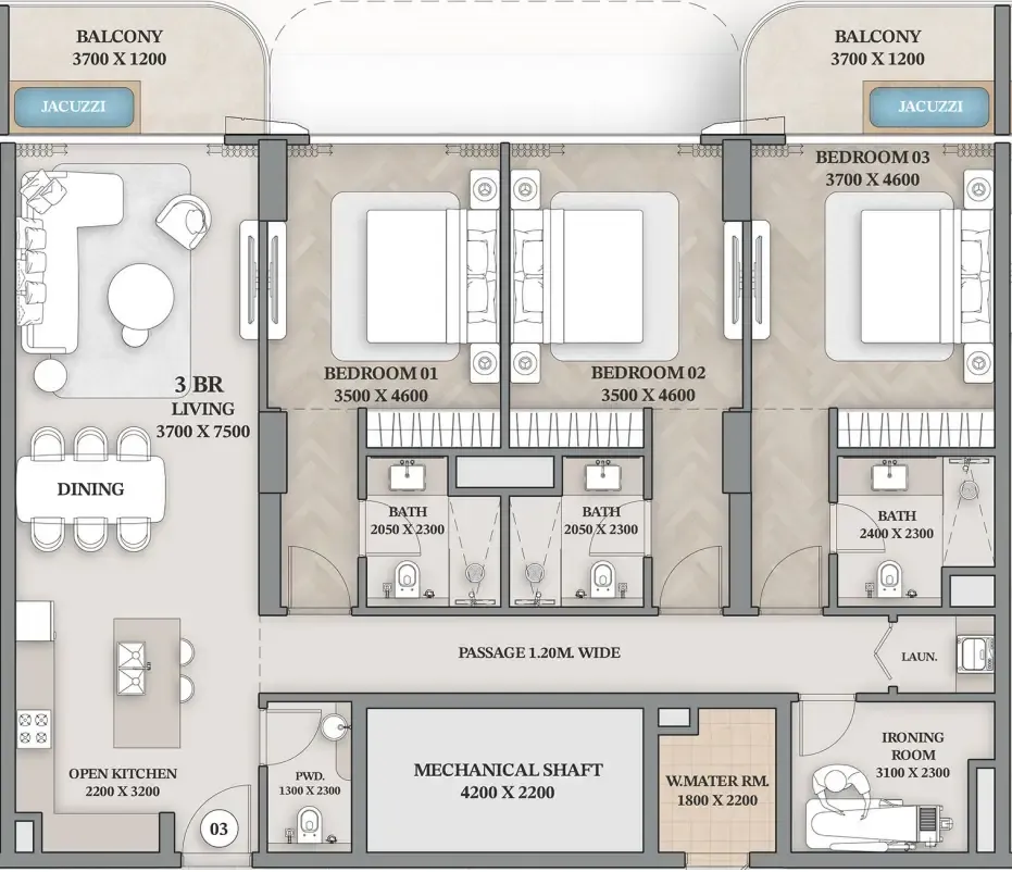 Wellington Developments Wellington Ocean Walk floor plan