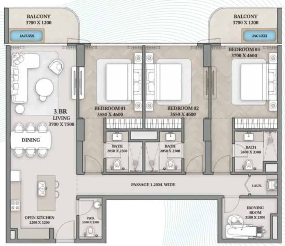 Wellington Developments Wellington Ocean Walk floor plan