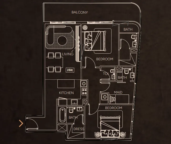 WADAN Developments Weston by Wadan Phase 1 floor plan