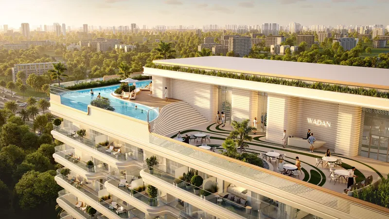 Exterior at Weston by Wadan Phase 1 in Dubai Land Residence Complex Dubai
