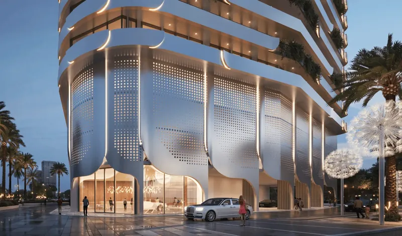 Exterior at Weybridge Gardens 4 in Dubailand Residence Complex Dubai