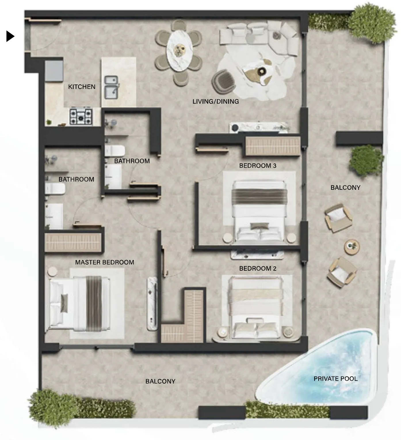 Leos Weybridge Gardens 5 floor plan