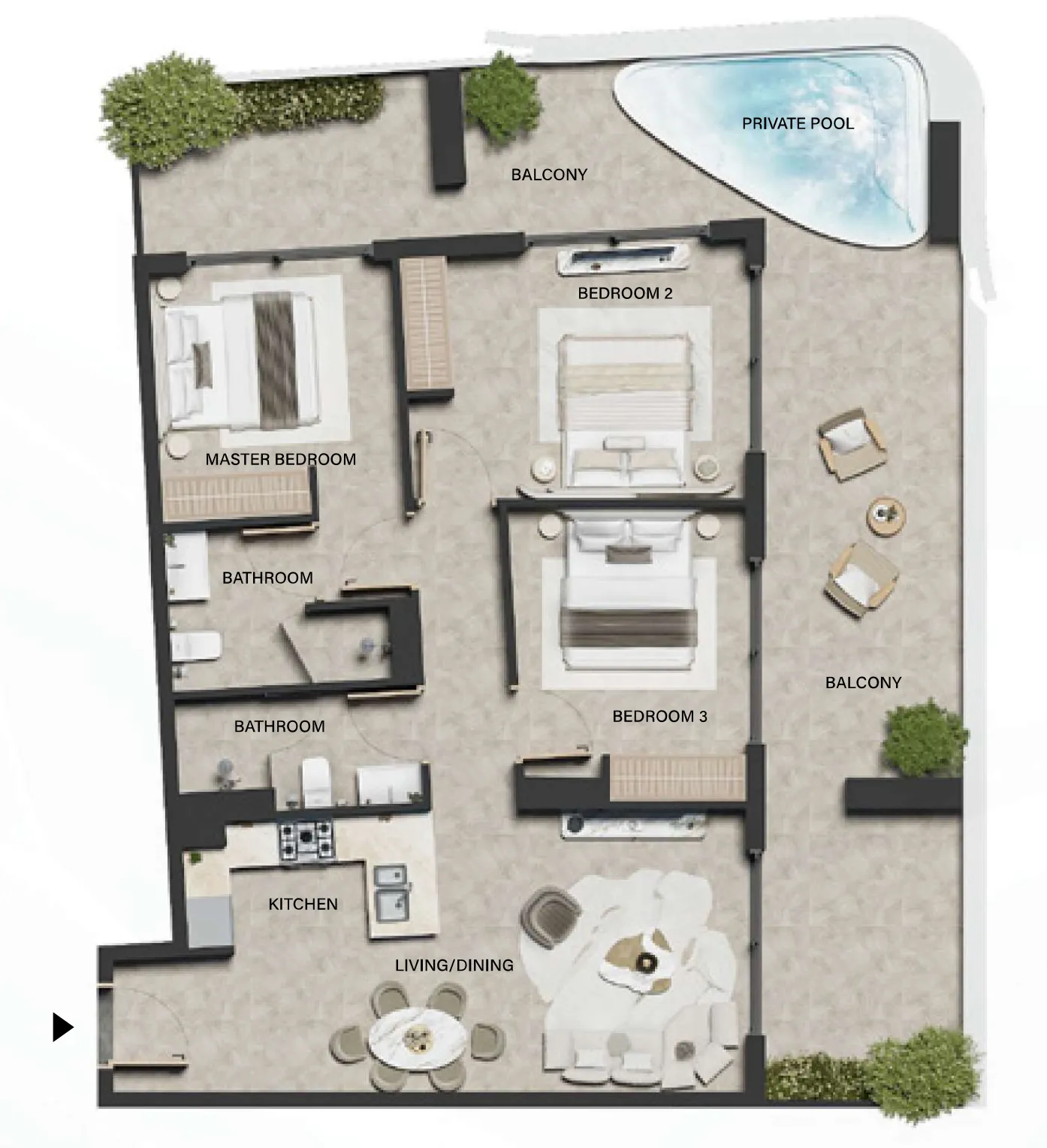 Leos Weybridge Gardens 5 floor plan