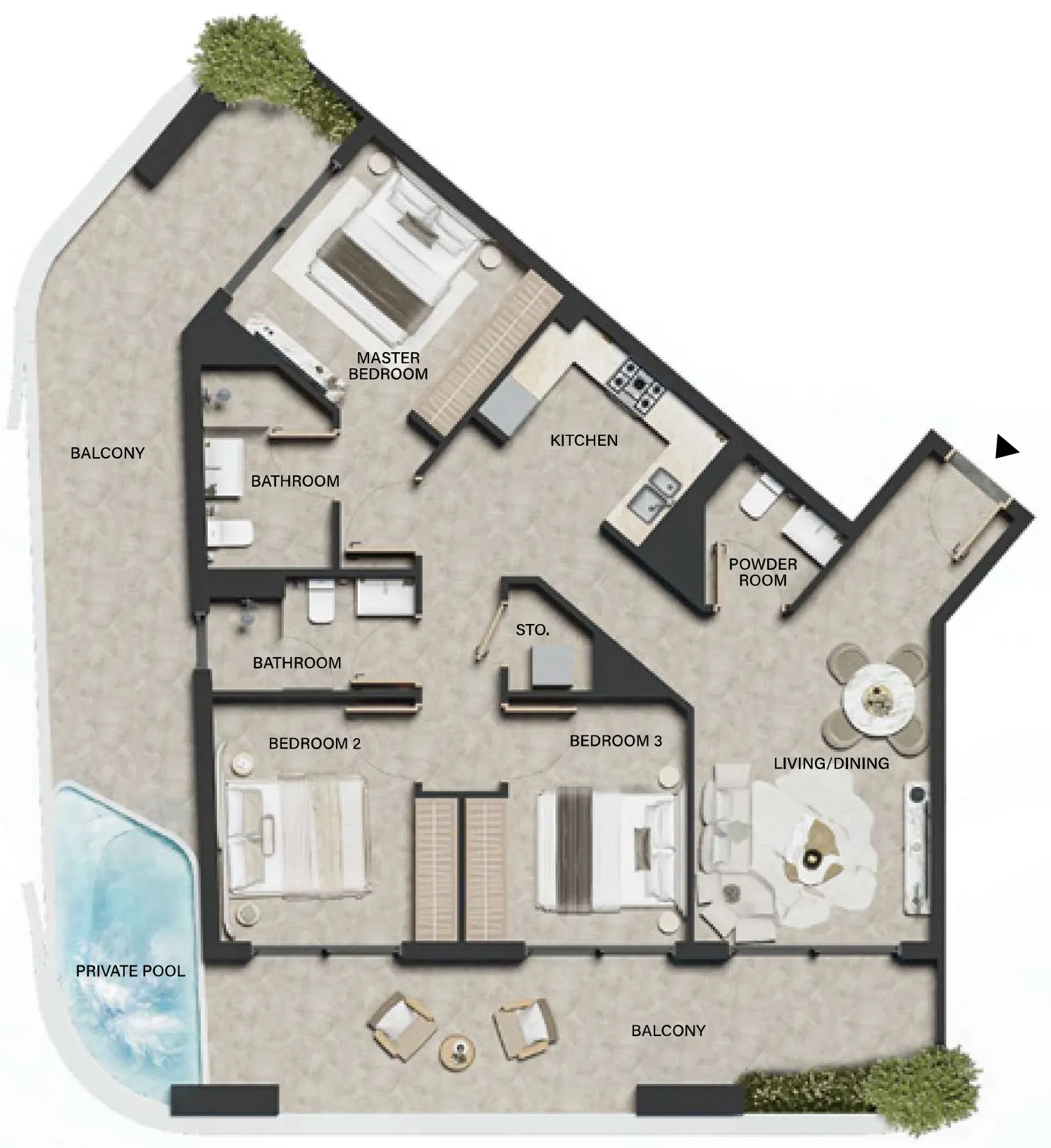Leos Weybridge Gardens 5 floor plan