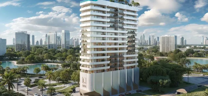Exterior at Weybridge Gardens 5 in Dubailand Residence Complex Dubai
