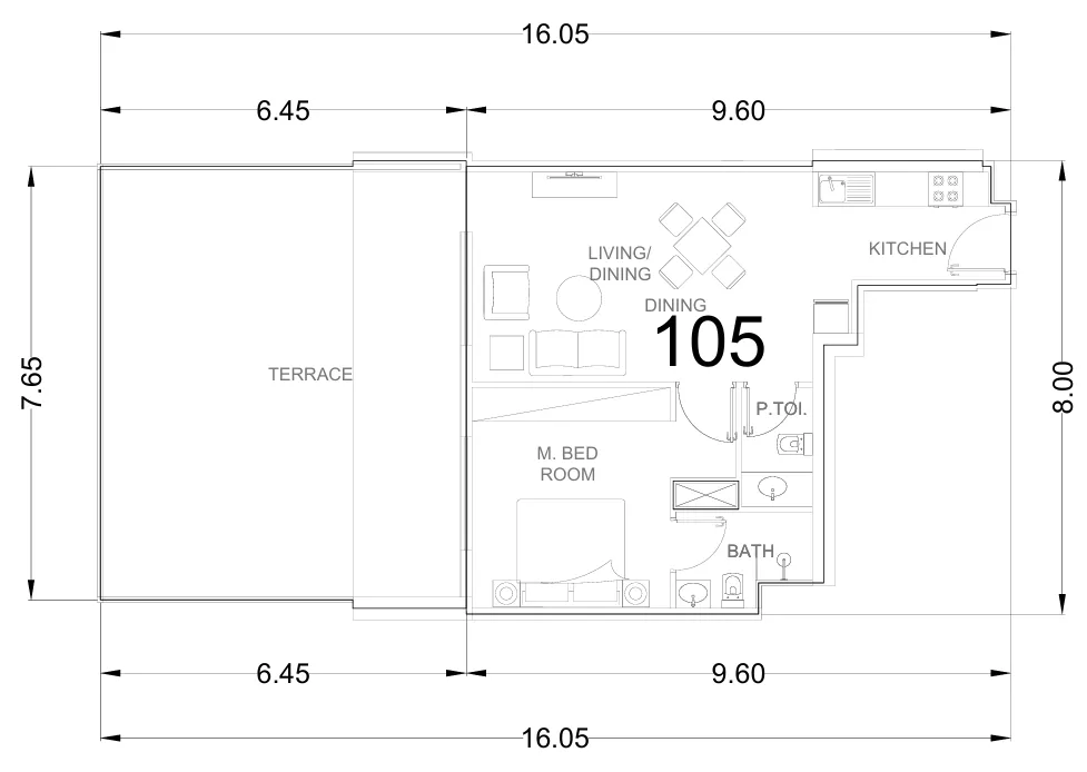 AG Properties Whitecliffs Residences floor plan