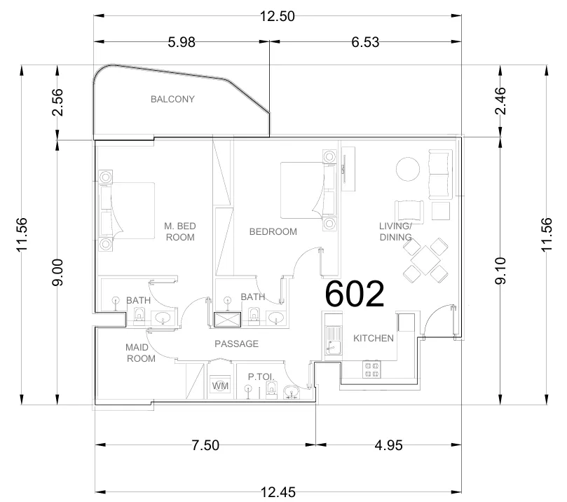 AG Properties Whitecliffs Residences floor plan