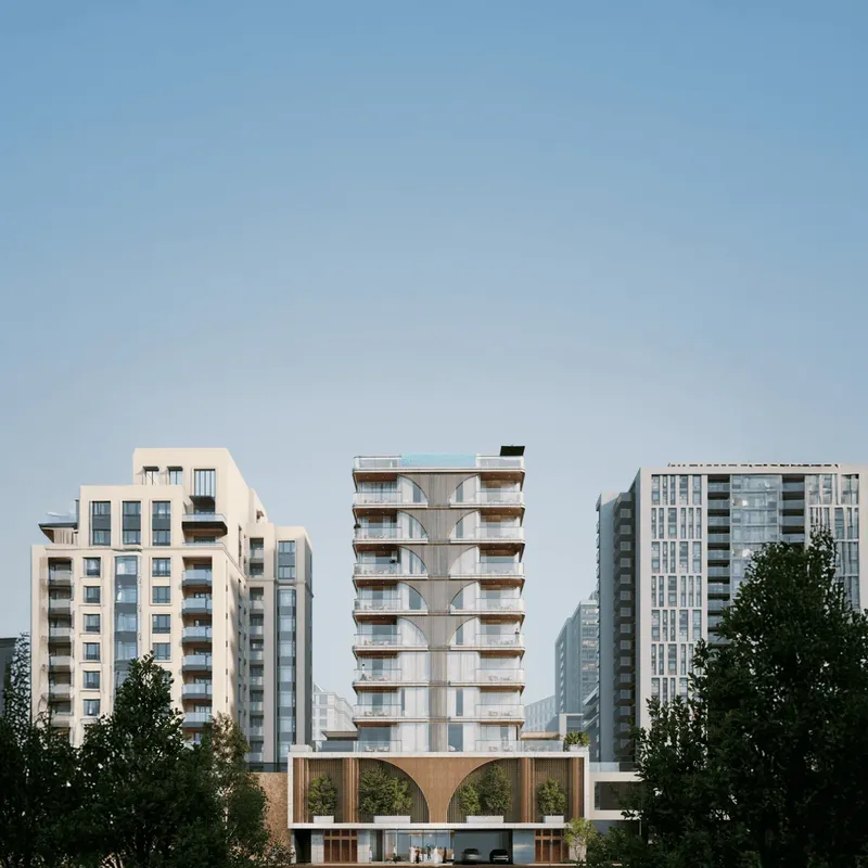 Exterior at Whitestone Residences in Al Satwa Dubai