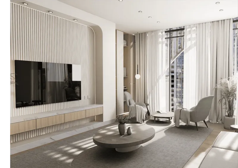 Interior at Whitestone Residences in Al Satwa Dubai